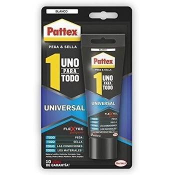 Pattex Uno para todo Universal, sellado, reparación, montaje, blanco, 142g