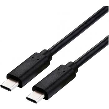 Cable USB 4.0 Tipo C a Tipo C, 1 m, 40 Gbps, 100 W, Pantalla Negra