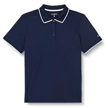 CMP Women's Short Sleeve Stretch Polo Shirt - Blue - Size 44