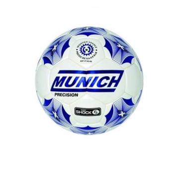 Balón de Fútbol Sala Munich Precision Indoor 62cm Blanco y Azul