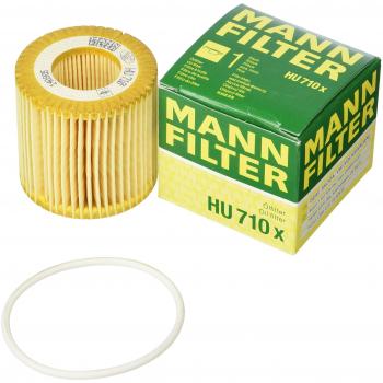 Original MANN-FILTER Oil filter HU 710 X – evotop – For Passenger Cars