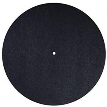 Alfombrilla de fieltro negra para plato de giradiscos Dynavox PM2