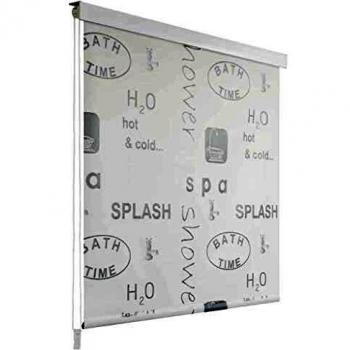 vidaXL Persiana Enrollable Ducha 120x240cm Splash Cortina Baño Bañera Regadera