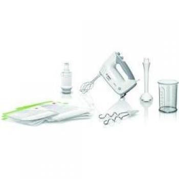 Batidora de Mano Bosch MFQ4070 500 W en Color Plata y Blanco