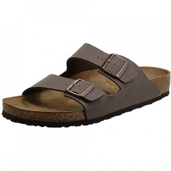 Birkenstock Arizona Birko-Flor Nubuck Women's Sandals - Mocha - UK7.5 EU41 Narrow