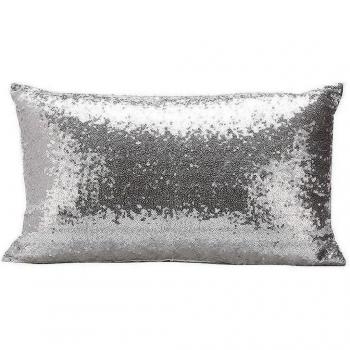 Sannysis Funda de Cojín Almohada decoración lentejuelas 30 X 50cm
