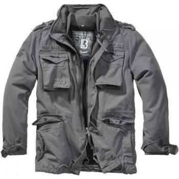 Brandit M-65 Giant Charcoal Grey Jacket for Men - 6XL