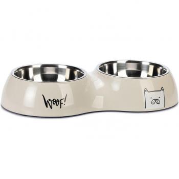 Comedero doble Karlie Diner Set Elize para perros - 2 x 750 ml