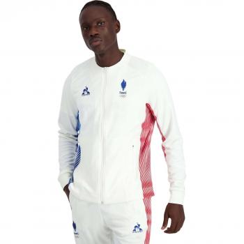 France Paris 2024 Olympic Team Training Full Zip Sweatshirt - Ecru