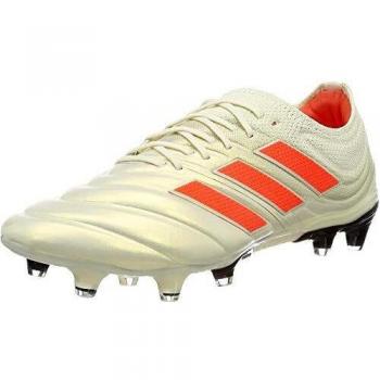 adidas Men's Copa 19.1 Fg Footbal Shoes, White/Solar Red/Core Black, 8.5 UK