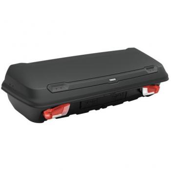 Cofre de Techo Thule Arcos L 400L Negro, capacidad de 400 litros, diseño aerodinámico, sistema de apertura doble, compatible con la mayoría de barras de techo