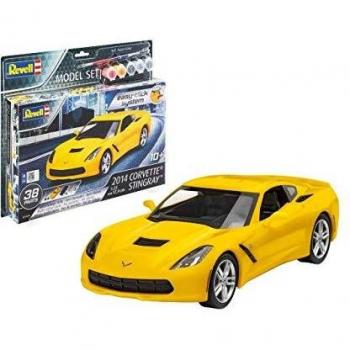 Revell- Model Set 2014 Corvette Stingray Chevrolet Kit plástico, Multicolor, 1/96