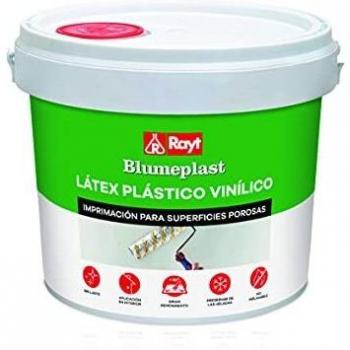 Rayt 156-23 Blumeplast M-10: Látex plástico, imprimación y sellador de superficies de yeso, cemento, estuco, madera, cerámica, puzzles. Enriquecedor de pinturas. Secado transparente, 5kg
