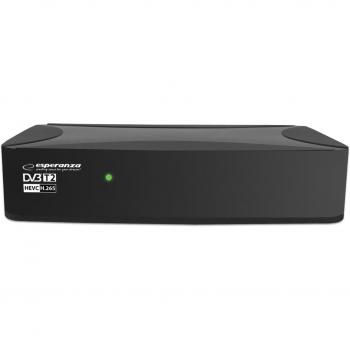 Sintonizador Digital TDT HD Esperanza EV108R H.265/HEVC con Envío 24 Horas