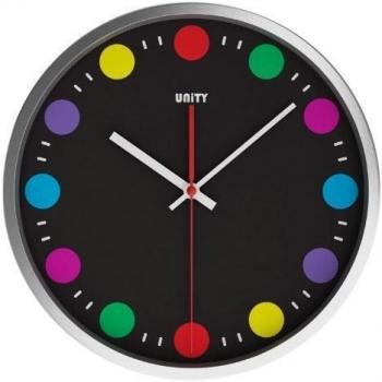 Unity Podmore - Reloj de Pared silencioso, Multicolor