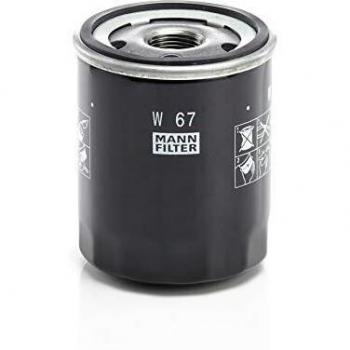 Original MANN-FILTER Filtro de aceite W 67 – Para automóviles