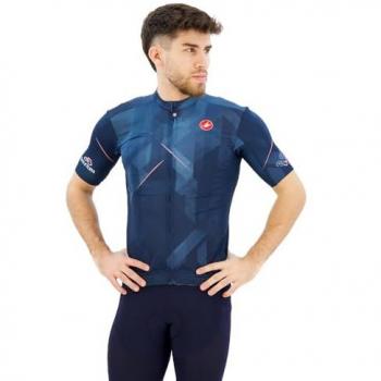 Maillot de ciclismo Castelli Giro d'Italia 2023 Tre Cime di Lavaredo manga corta azul oscuro - S