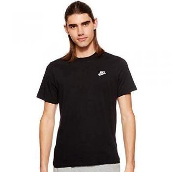 Nike Sportswear Club T-Shirt Men - Black - Size: Small
