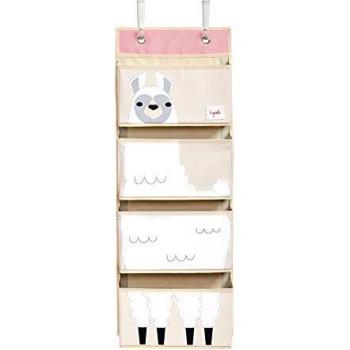 3 Sprouts Llama - Organizador pared, unisex