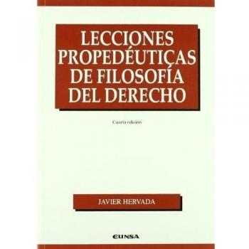 Lecciones propedéuticas de filosofía del derecho