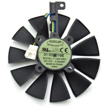 iHaospace T129215SU 12V 0.5A 87mm 4Pin Video Card Cooler For ASUS Strix GTX980Ti GTX970 GTX1070 GTX1080 Strix R9 390X R9-390 Graphics Card Cooling Fan