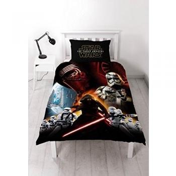 cCharacter world 100 por cientoJuego de cama, polialgodón, Star Wars episodio 7, es probable que juego de funda de edredón y almohada, mMulti-color