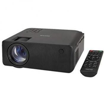PRIXTON Deluxe - Proyector WiFi Proyector portatil Proyector 4k Compatible 1080P Full HD 7000 lúmenes 20.000 Horas de reproducción 230 160 ANSI Lúmenes VGA/2xHDMI/USB.2/SD/Jack/AV IN/DC IN