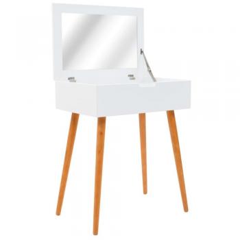 Tocador con espejo de MDF y diseño elegante de 60x40x75 cm