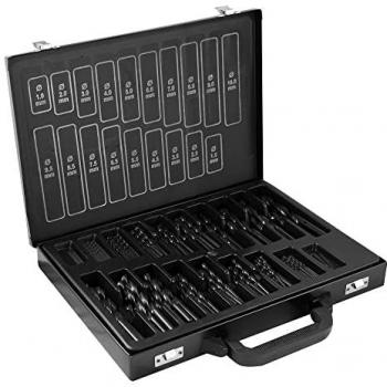 Estuche de brocas helicoidales HSS 4241 negro 1-10 mm JBM 53851