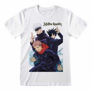 Jujutsu Kaisen Trio Unisex White T-Shirt (S to XXL)