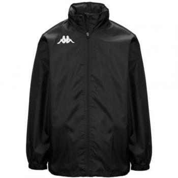 Kappa Chaqueta Wister Negro Niños - Chaqueta para niños, color negro, marca Kappa, diseño moderno, material ligero y transpirable, ideal para actividades al aire libre y uso diario