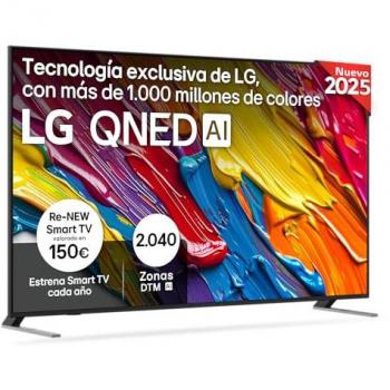 TV LG QNED 75'' (189 cm) 4K UHD Smart TV con Procesador α7 AI, Dolby Digital Plus y Asistentes de Voz - Modelo 2025