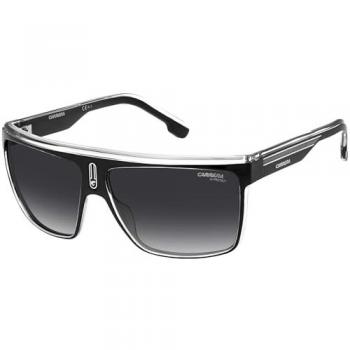 Carrera Shield Unisex Black White Dark Grey Gradient Sunglasses - One Size