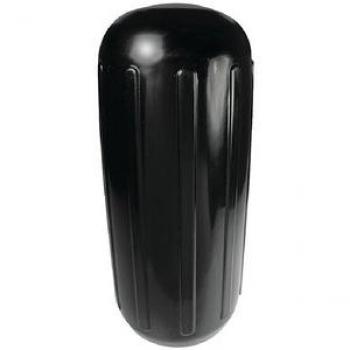 Seachoice 50-79151 centre hole Defensa listada, color negro, 20 cm x 51 cm