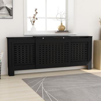 Sonata MDF Radiator Cover Black 205 cm
