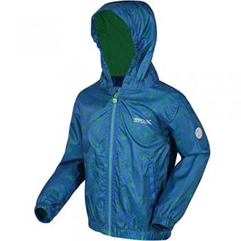 Regatta Kids Peppa Pig Waterproof Muddy Puddle Jacket - Hydrafort Water Repellent Oxford Blue, Size: 12-18 Months