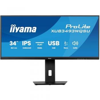 Monitor iiyama ProLite XUB3493WQSU-B6 34 IPS UltraWide QHD 120Hz HDR Altura Regulable FreeSync