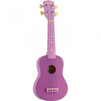 Stagg Soprano Ukulele with Black Nylon Bag - Violet Purple