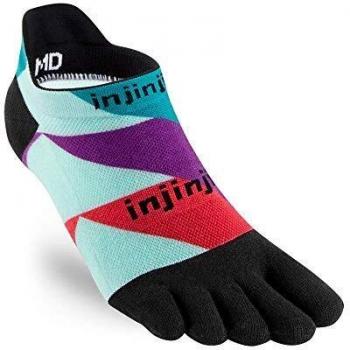 Injinji Run Lightweight NoShow Toe Socks Levels Size : 44-47