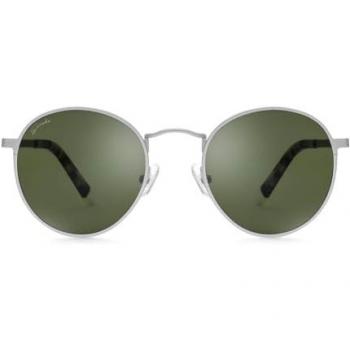 Gafas de sol redondas unisex de acetato lifestyle Hyde Park Siroko Gris