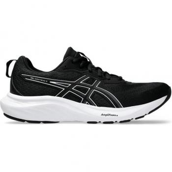 Zapatillas de running Asics Gel Contend 9 para mujer, negro/blanco, alta amortiguación
