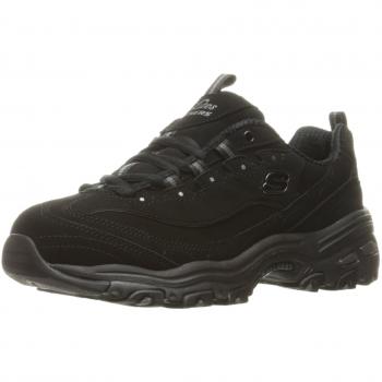 Skechers D'Lites Play On Women's Black Air Cooled Memory Foam Sneakers - Size UK 5