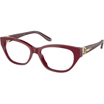 Ralph Lauren RL6227U 5912 Women's Eyeglasses Cat Eye Burgundy Size 52 - Blue Light Block Available