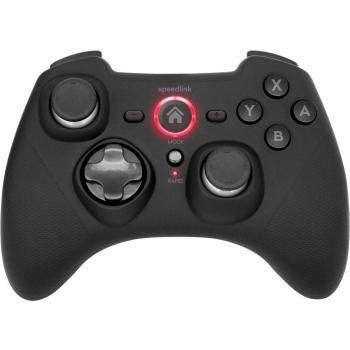Speedlink RAIT Bluetooth Gamepad - Wireless Controller for Nintendo Switch/OLED/PC/Android, Rubber Black