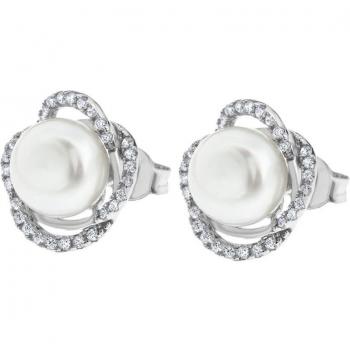 Pendientes Perla Time Road WS01633 Plata Mujer
