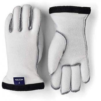 Guantes Heli Ski para Mujer 5 Dedos - Color Blanco - Talla 7