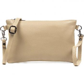 Bolso bandolera de mujer Albenga en piel auténtica dollaro - Firenze Artegiani