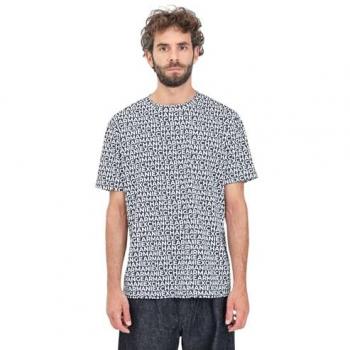 Armani Exchange Men's Blue Cotton T-Shirt - Size S with Logo Print