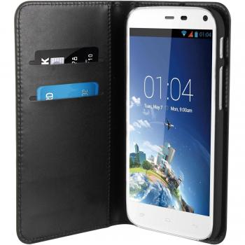 Kazam KASNS0003 - Funda tipo folio con función soporte y tarjetero + protector de pantalla