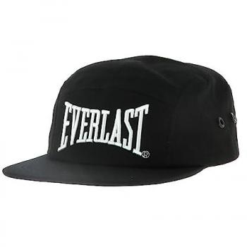 Gorra 5 Panels Everlast Negra para Hombre, Talla Única, diseño moderno y ligero, ideal para actividades al aire libre